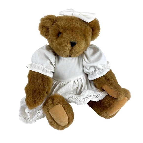 Retired Vermont Teddy Bear 15 Inch Girl Bear – Collectible Plush - Picture 1 of 7